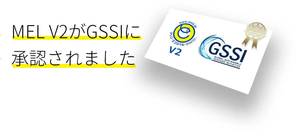 MEL V2がGSSIに承認されました | 未来につなげよう海と魚と魚食文化｜MEL マリン・エコラベル・ジャパン